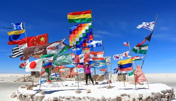 Flags station, Uyuni