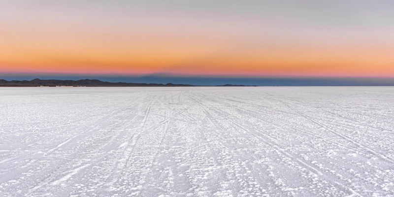 Incahuasi island at the salt flat