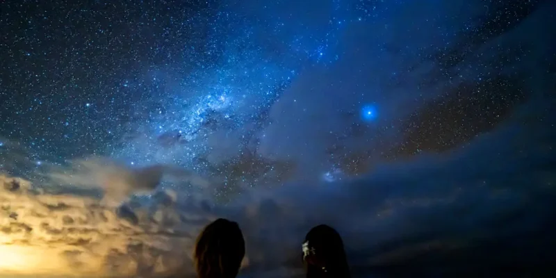 Stalights in Uyuini salt flat