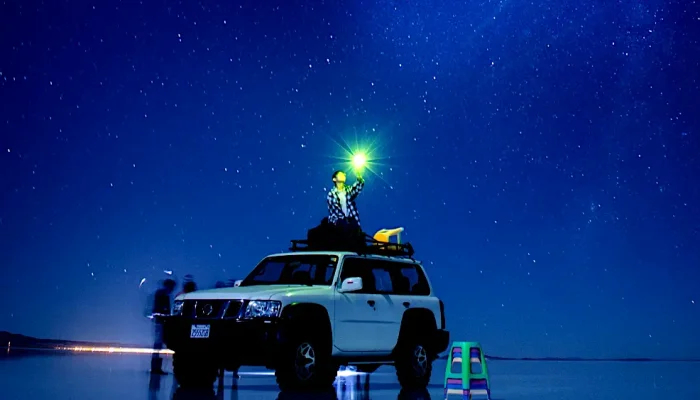 Stalights in the uyuni